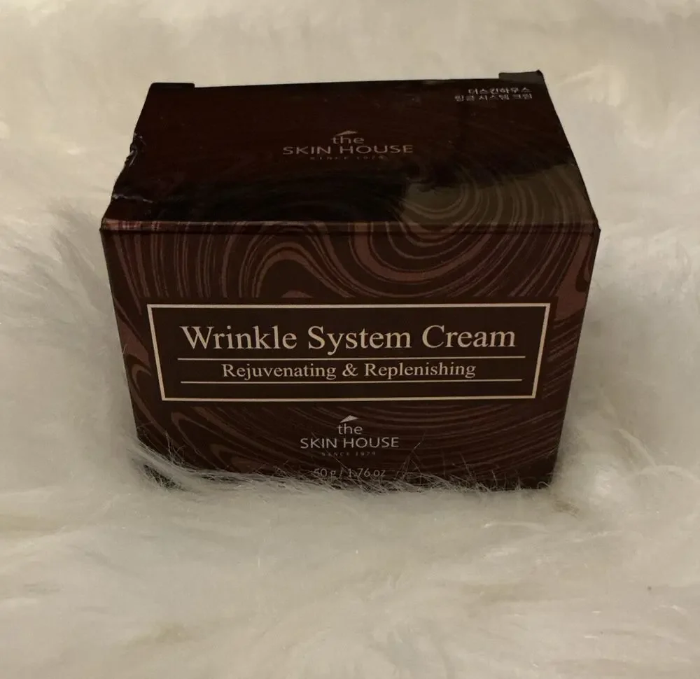 The Skin House Wrinkle System Cream Adenosine Ceramide Collagen 50g Face Neck